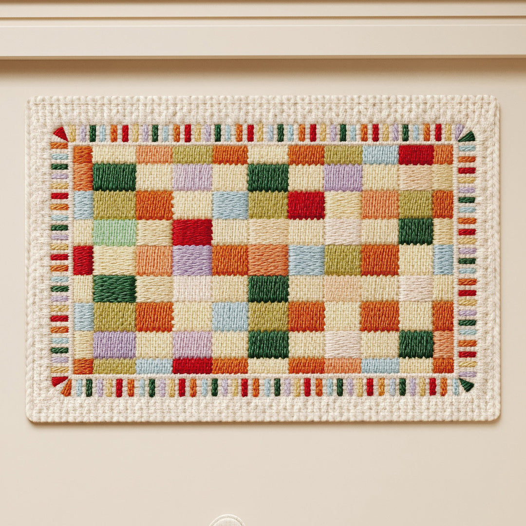 Colorful Geometric Kitchen Mat