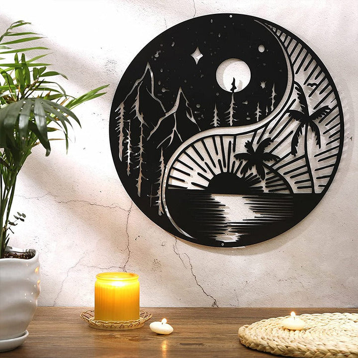 Black Metal Wall Art Home Decor | Stornfield