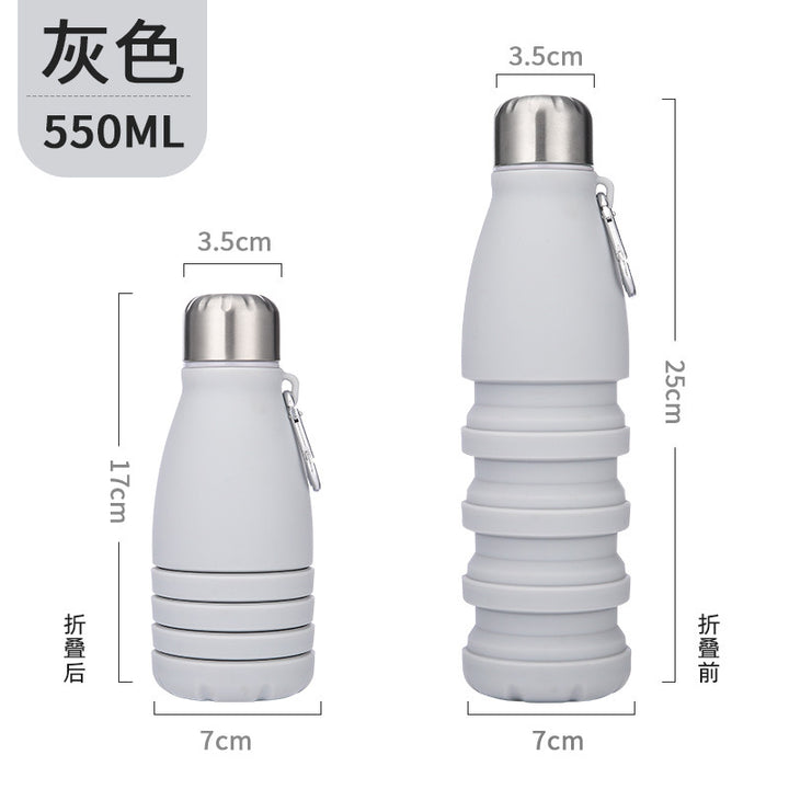 Women collapsible silicone water bottle Stornfield
