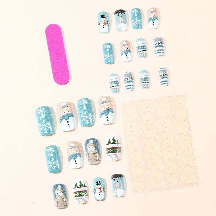 Winter-Themed 3D Nail Art Set Stornfield