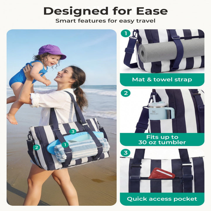 Spacious Multi-Compartment Utility Tote Stornfield