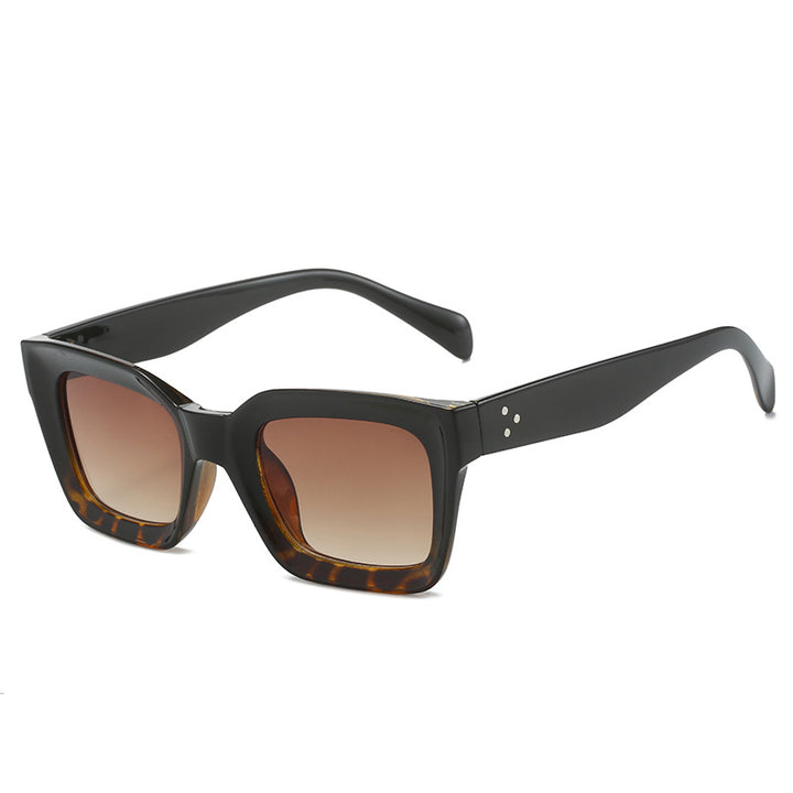 Ladies fashionable square sunglasses with elegant, wide frame Stornfield