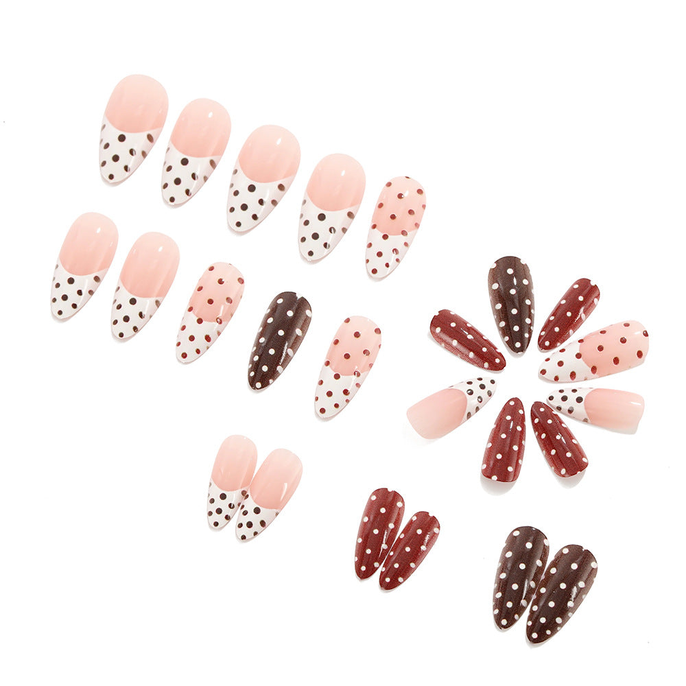 Creative Art Nails in Modern Polka Dot Design Stornfield