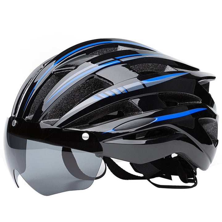 Road bike helmet with visor-friendly design and excellent ventilation Stornfield