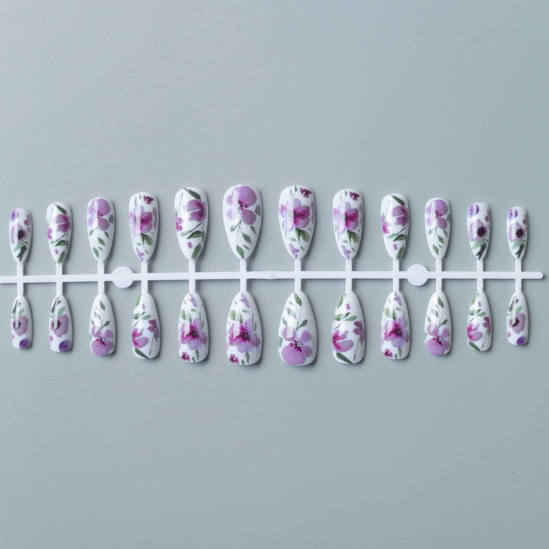 Floral Watercolor Nail Art Kit