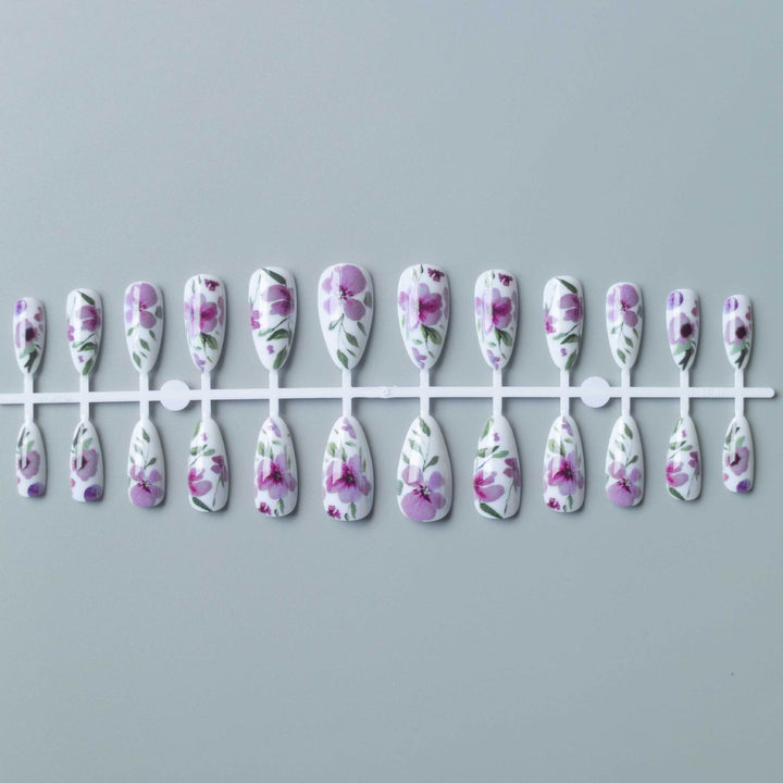 Floral Watercolor Nail Art Kit