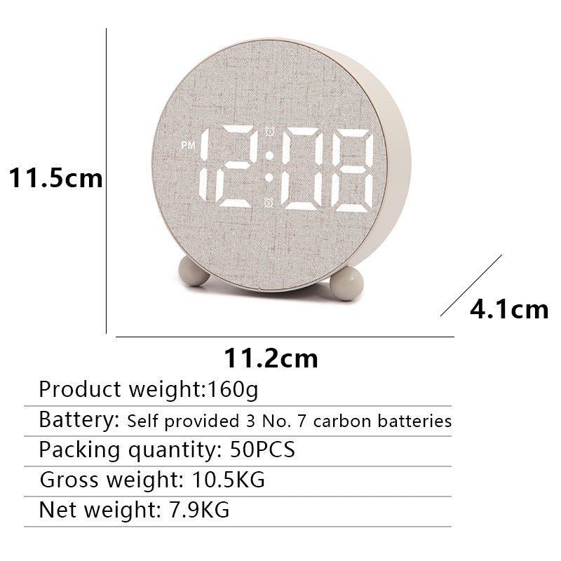 Digital Alarm Clock with Large LED Display and Gentle Alarm Function Stornfield