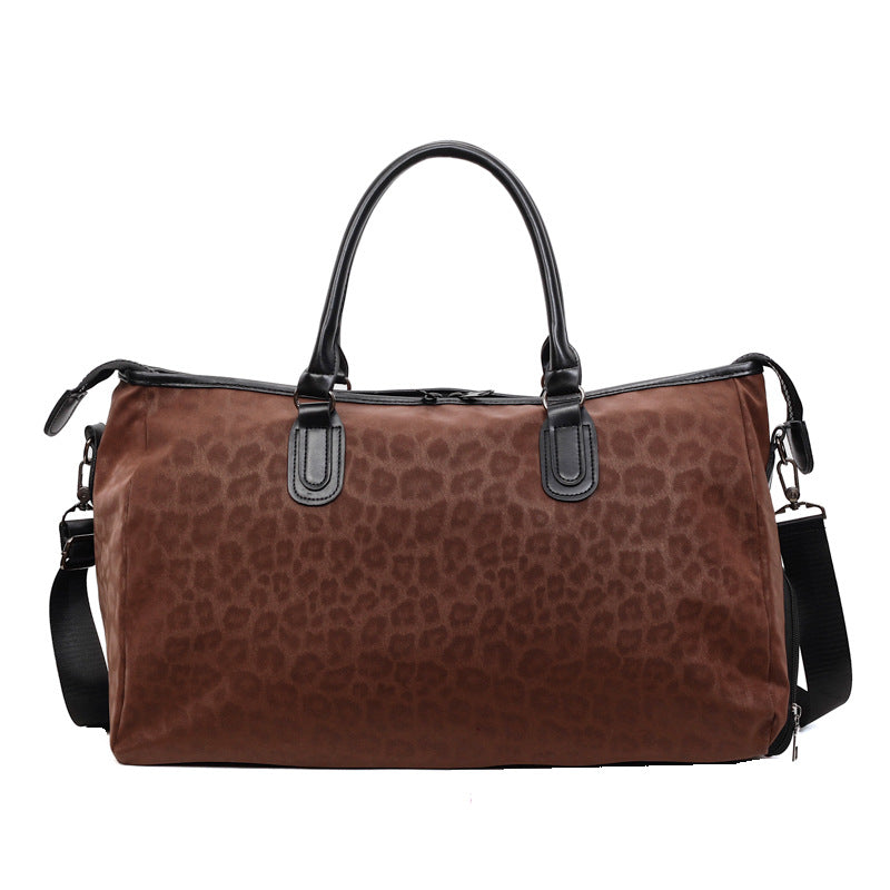 Stylish Animal Print Duffle Bag