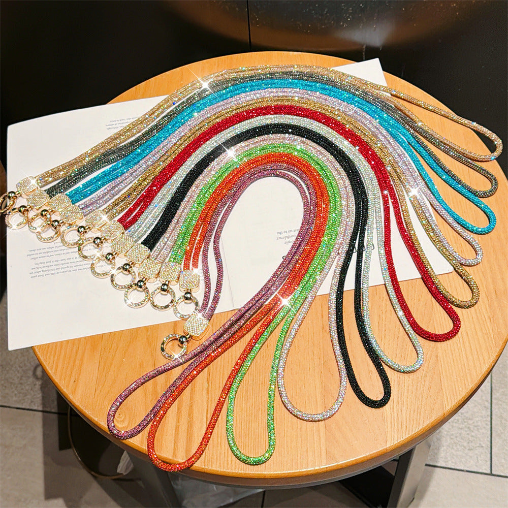 Rhinestone-Embellished Eyewear Lanyard Stornfield
