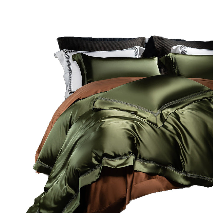 Luxury Mulberry Silk Duvet Cover and Pillowcase Set
