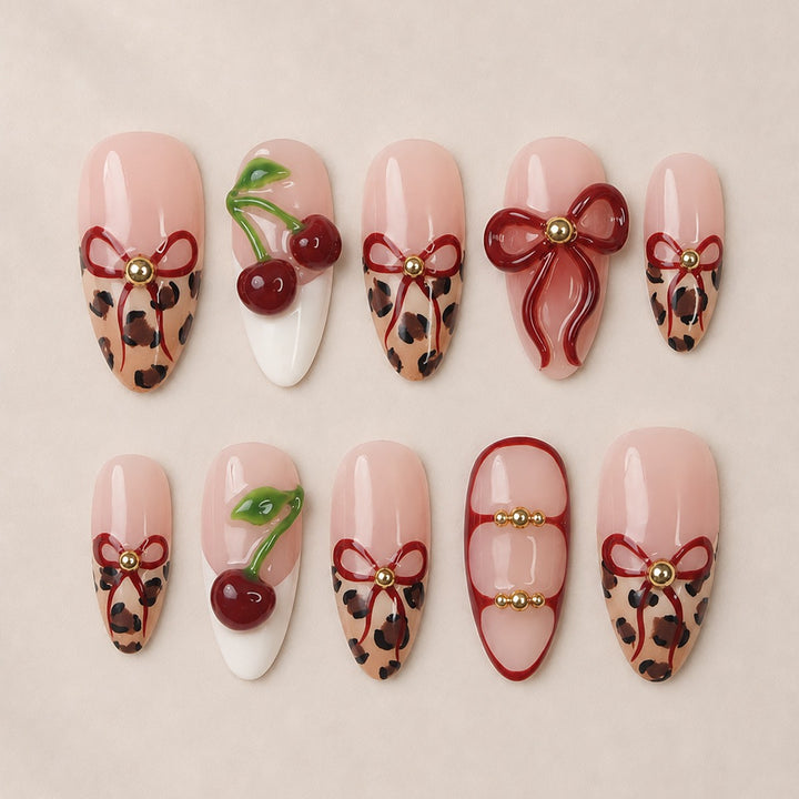 Nail set with stylish floral and animal accents Stornfield