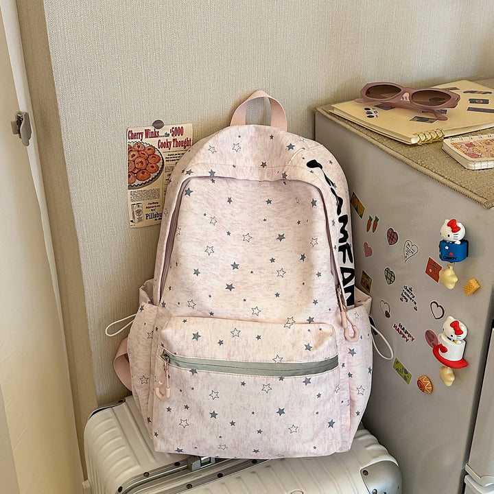 Star-Patterned School Backpack Stornfield