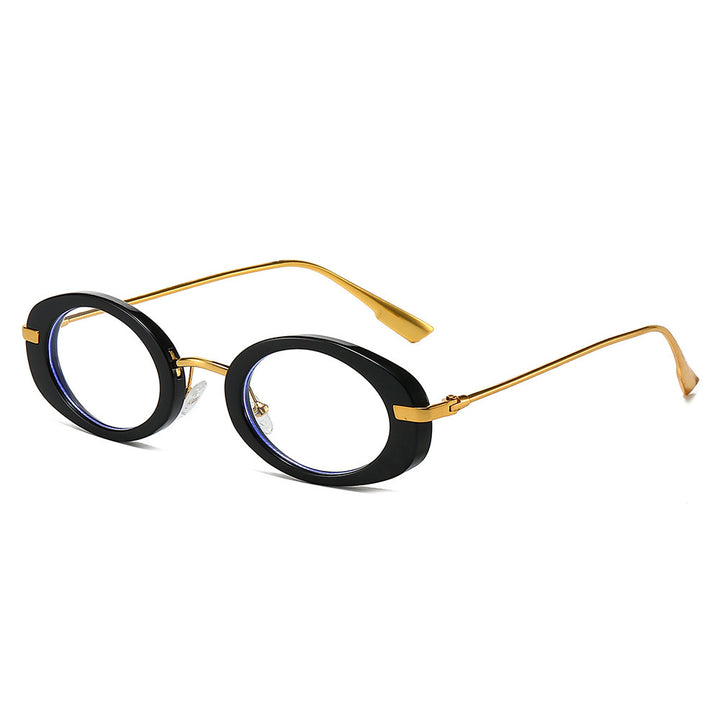 Vintage Oval Sunglasses with Metal Accents Stornfield