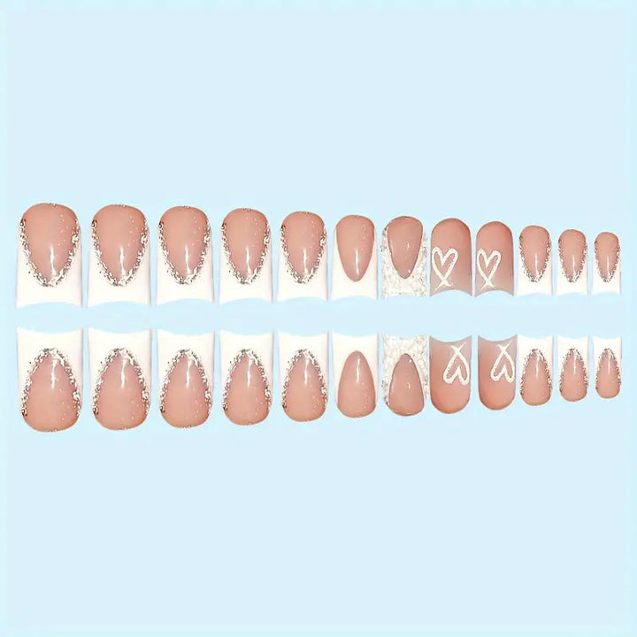 Ornate Rhinestone Press-On Nail Extensions Stornfield