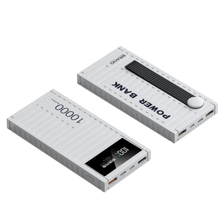 Portable Solar Power Bank with Digital Display and Fast Charging Stornfield