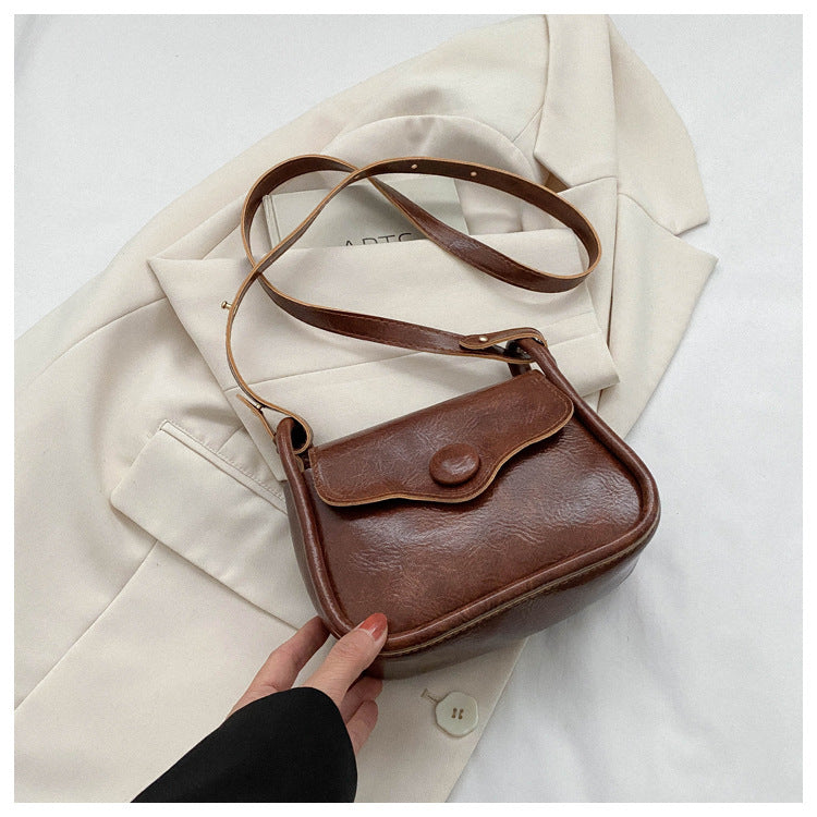 Retro Minimalist Crossbody Bag