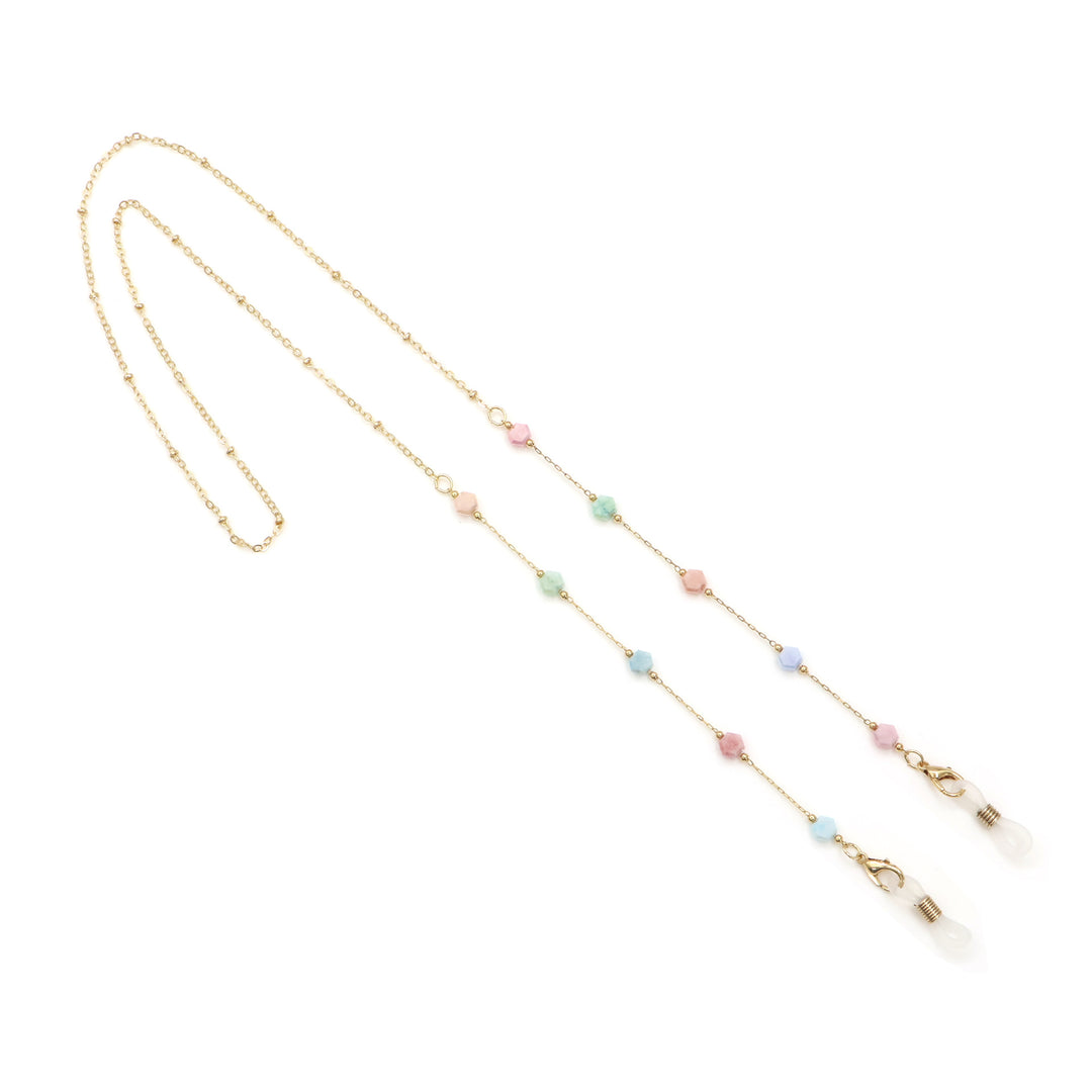 Elegant Gold Chain Necklace with Gemstones Stornfield