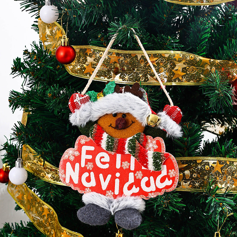 Festive Christmas tree decoration with snowman motif Stornfield