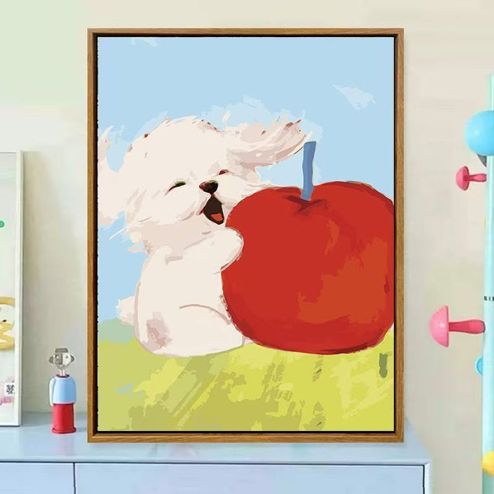 Cute Dog-Themed Decorative Canvas Art Stornfield
