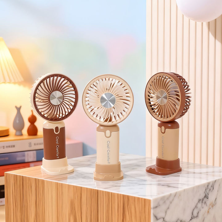 Women's Portable Hand Fan with USB Charging Function Stornfield