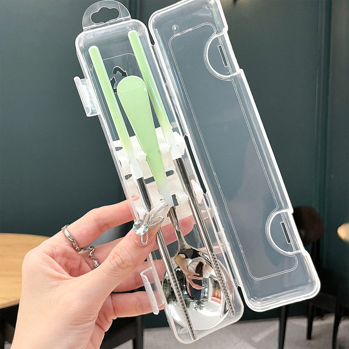 Portable cutlery set in hygienic storage box Stornfield