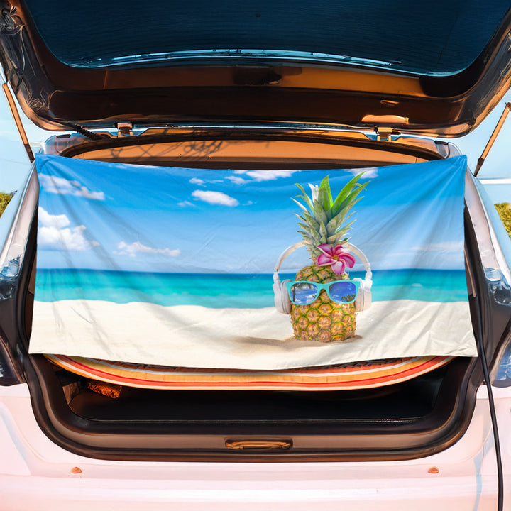 Trunk mat in creative flamingo design Stornfield