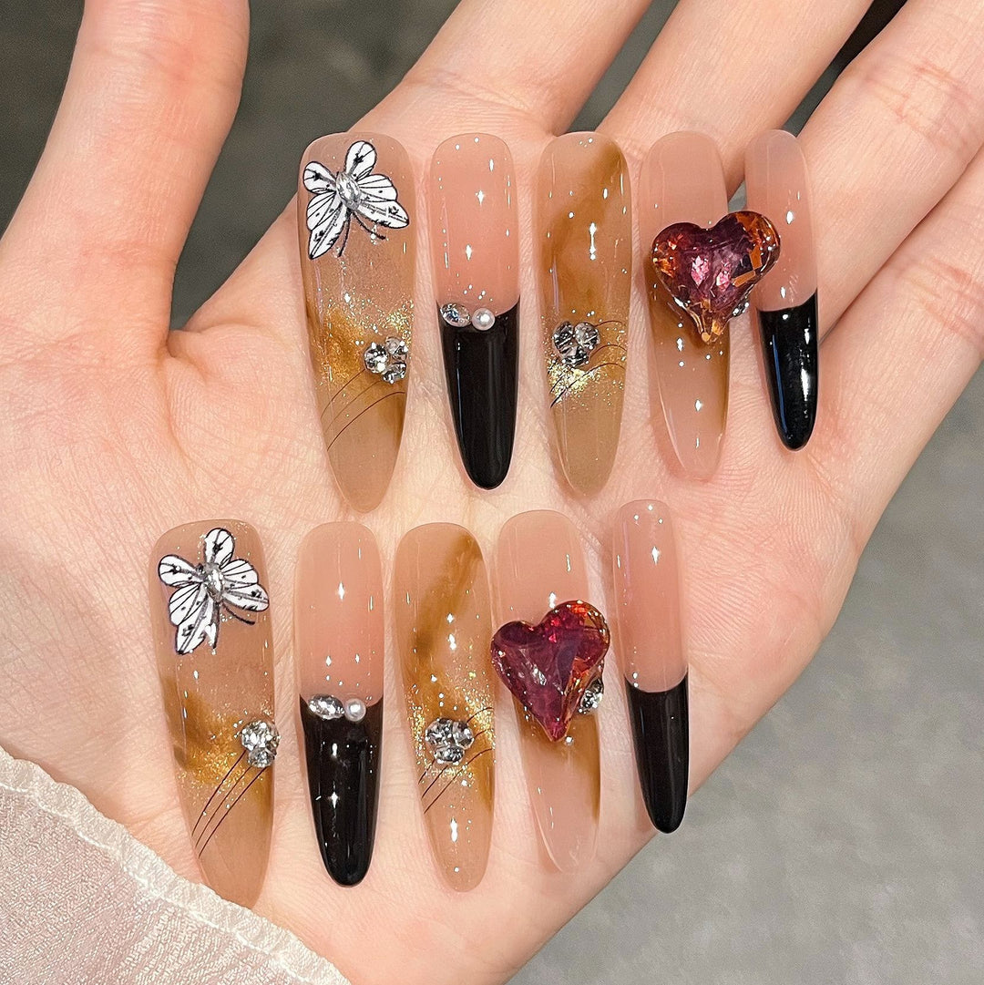 Stylish Stiletto Press-On Nail Extensions Stornfield