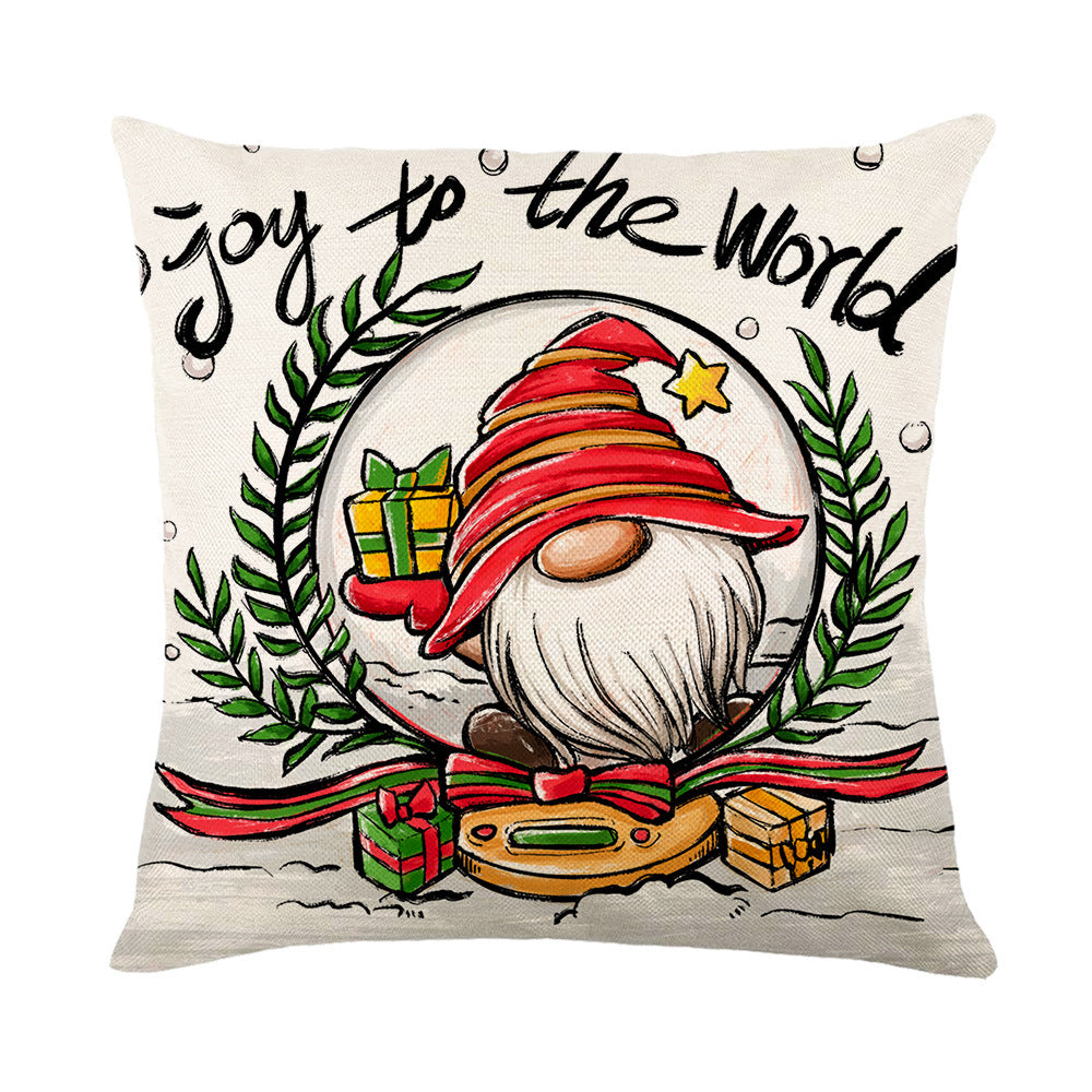 Festive Christmas Tree Decorative Throw Pillow Cover