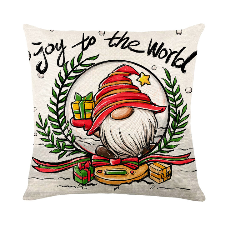 Festive Christmas Tree Decorative Throw Pillow Cover
