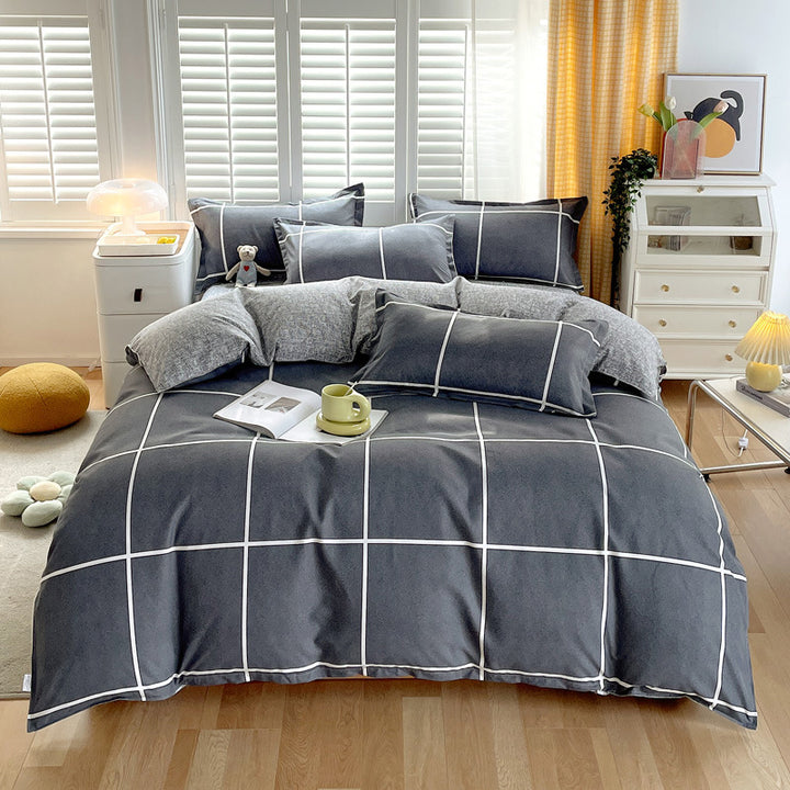 Modern Graphic Print Bedding Set