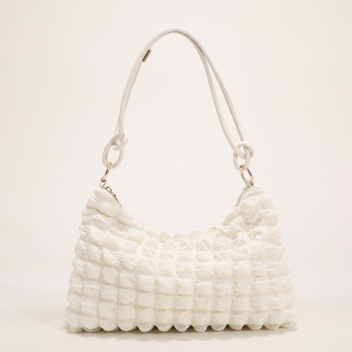 Textured Plush Handbag