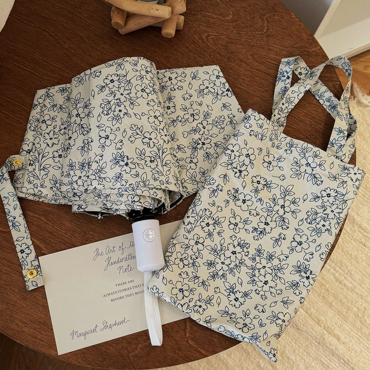 Women's Foldable Shopping Bag with Floral Design Stornfield