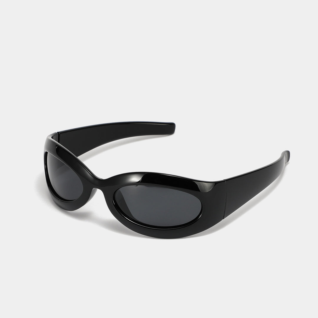 Women's fashionable retro sunglasses in trendy oval design Stornfield