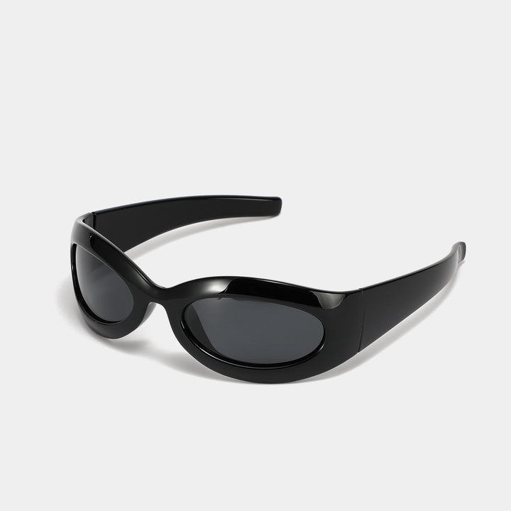 Women's fashionable retro sunglasses in trendy oval design Stornfield