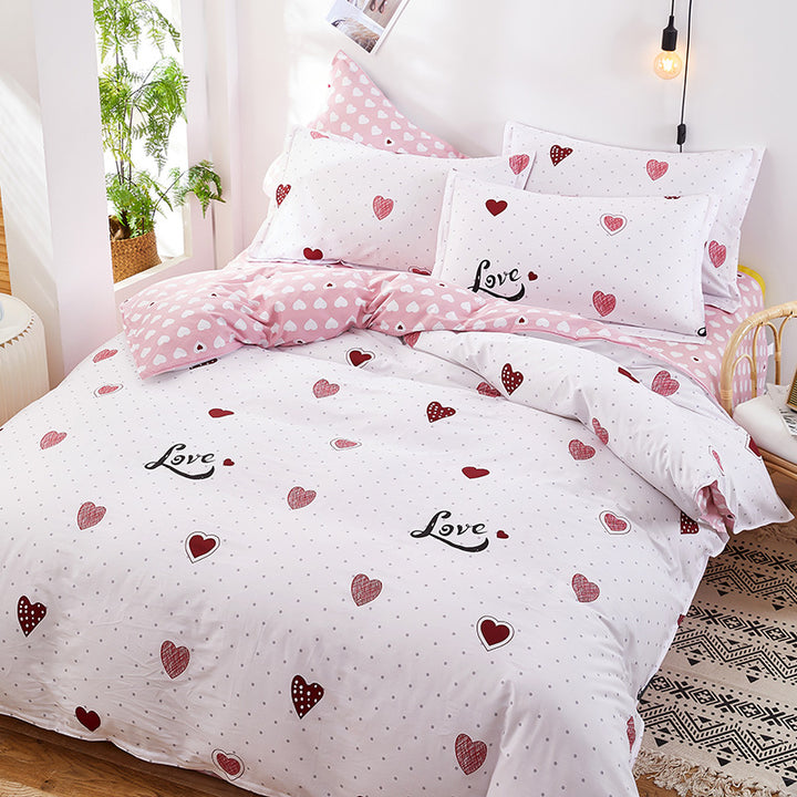 Playful Bear Checkered Comforter Set