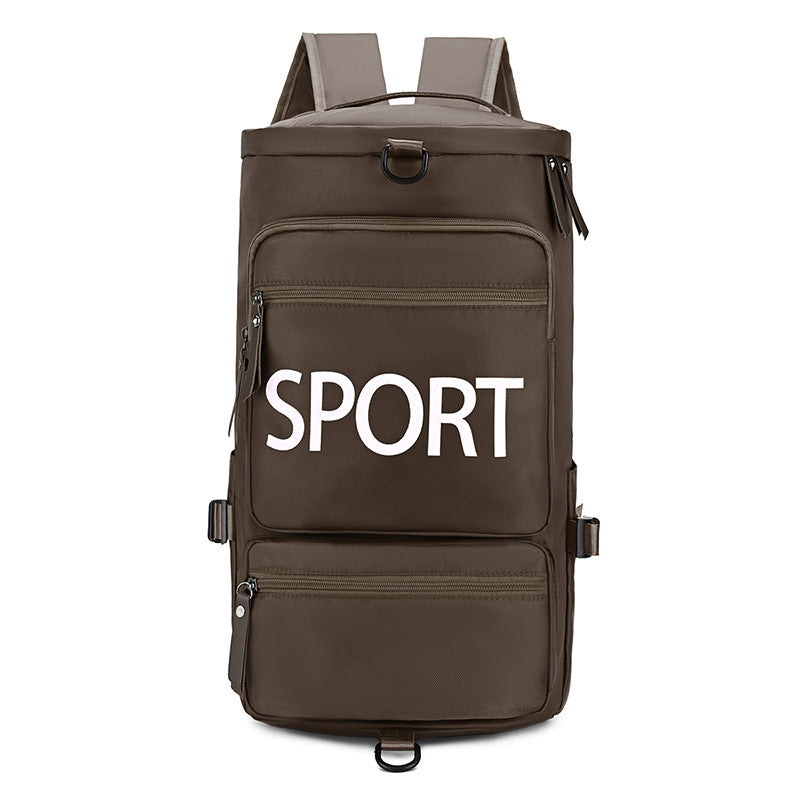 Sporty backpack with multiple compartments and reflective elements Stornfield