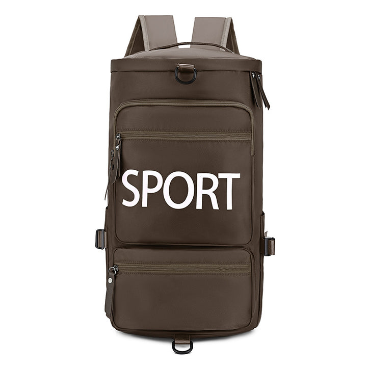 Sporty backpack with multiple compartments and reflective elements Stornfield