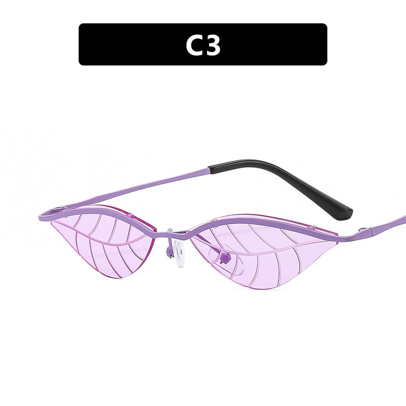 Women Cat-Eye Sunglasses with innovative leaf design Stornfield