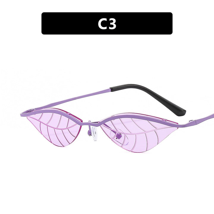 Women Cat-Eye Sunglasses with innovative leaf design Stornfield