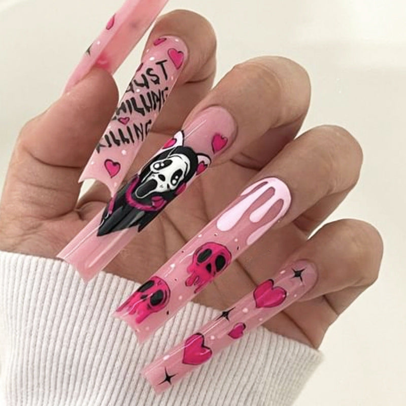 Artistic Patterned Press-On Nails Stornfield