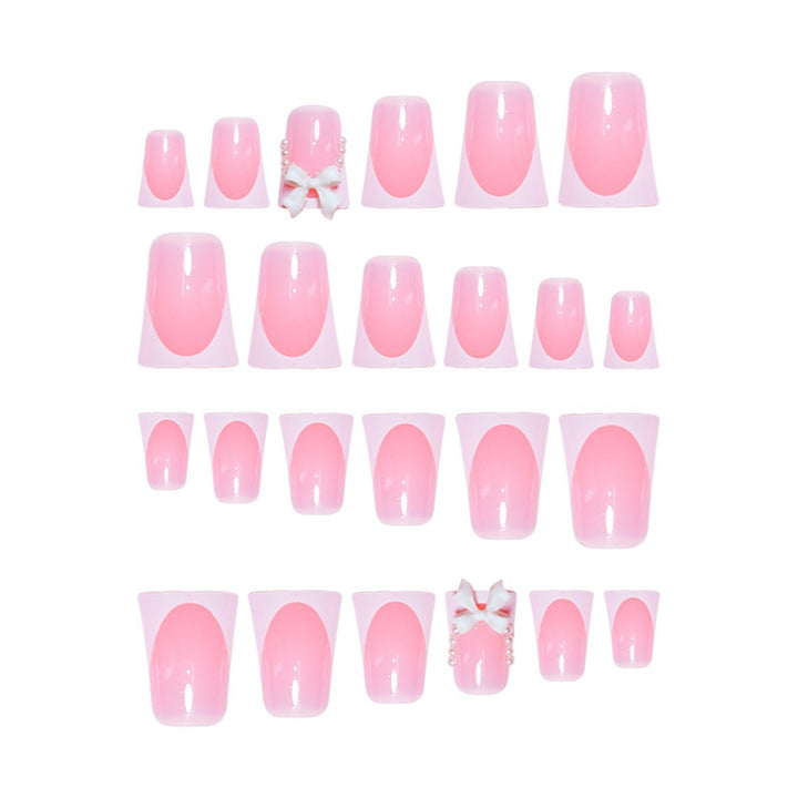 Designer Bow-Embellished Nail Art Extensions Stornfield