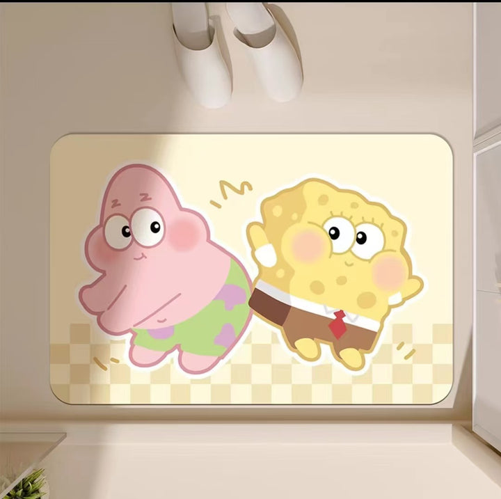 Cartoon Character Themed Bath Mat Stornfield