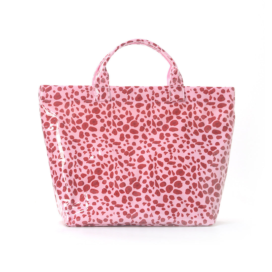 Beach bag with colorful check pattern and water-repellent coating Stornfield