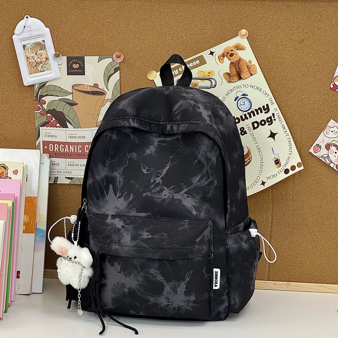 Trendy Tie-Dye Patterned Backpack Stornfield