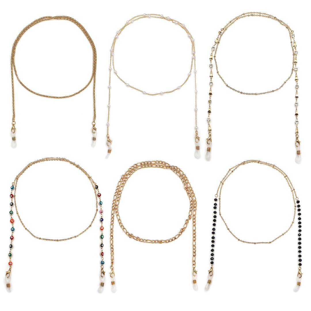 Elegant Crystal Eyewear Chain Stornfield