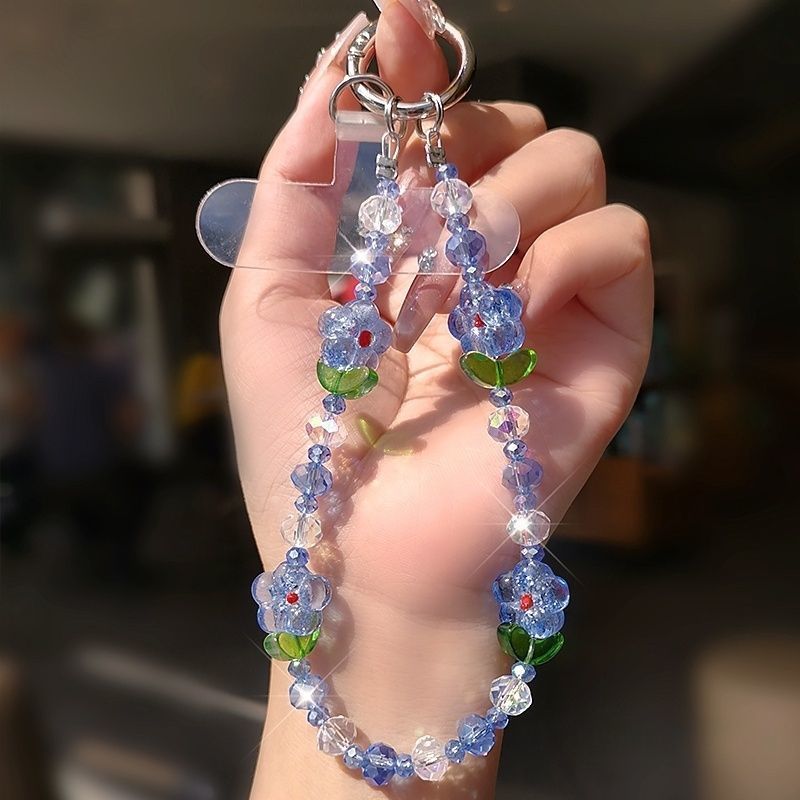 Floral Beaded Phone Lanyard Stornfield