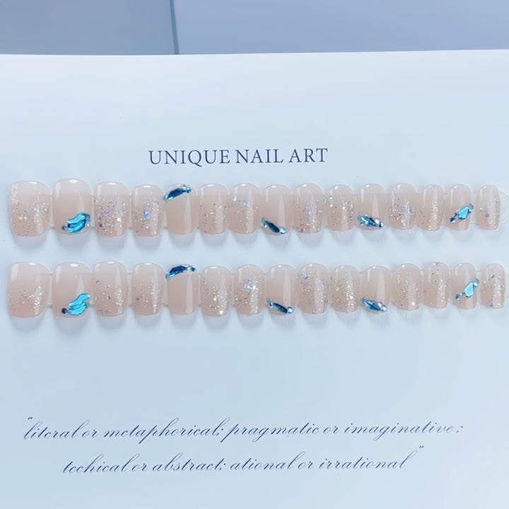 Artistic Decorative Press-On Nail Set Stornfield