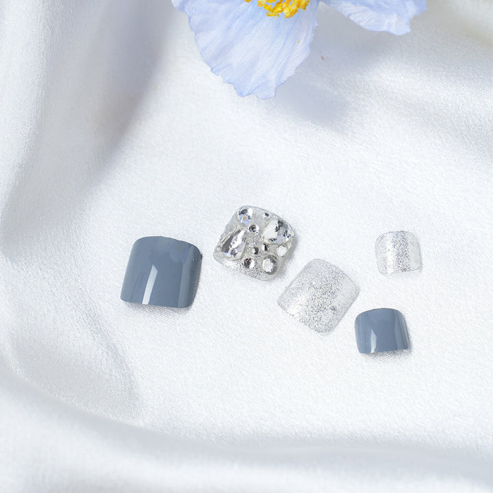 Glamorous Rhinestone Embellished Nail Tips Stornfield