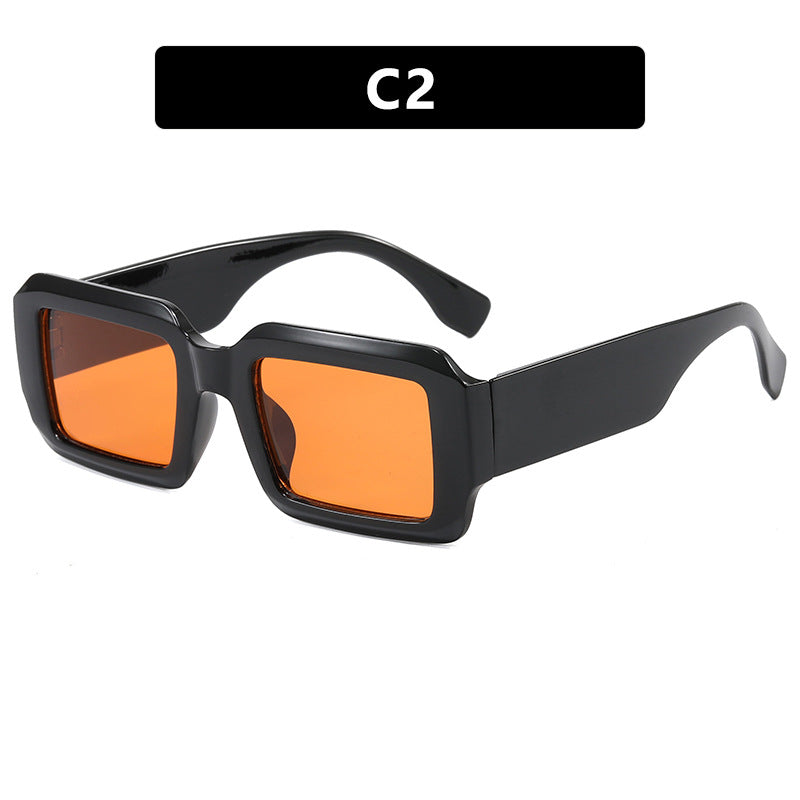 Ladies oversized square sunglasses with modern plastic frame Stornfield
