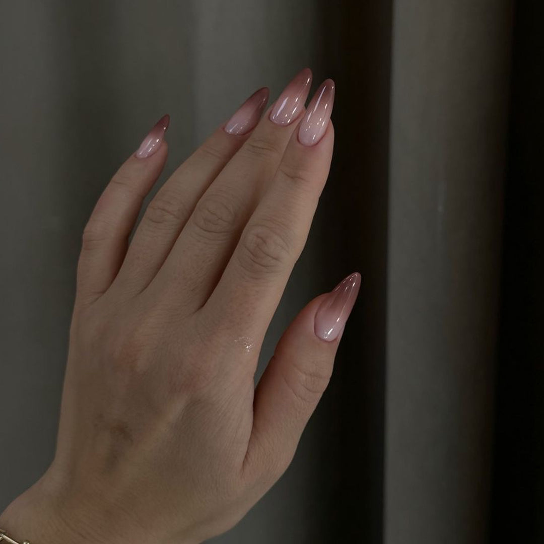 Artistic stiletto nails with elegant ombre design Stornfield